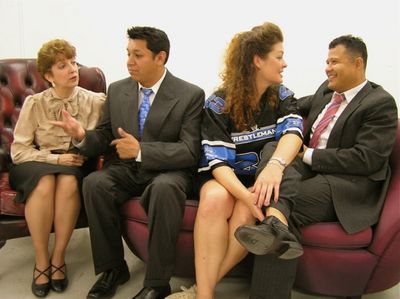 Elaine Carlson, Cesar Jaime, Elizabeth Styles, Dago Soto Photo