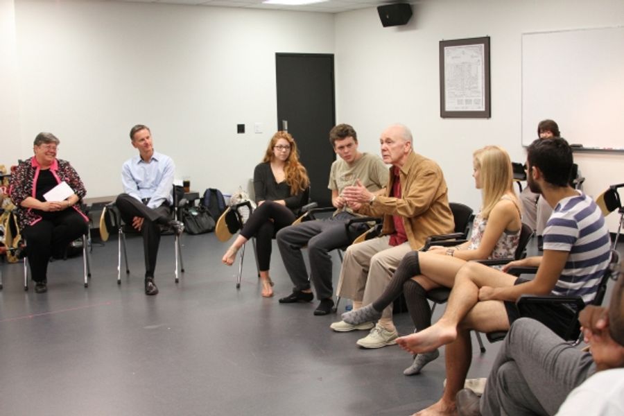 Photo Flash: Dennis Kelly from Roundabout's ANYTHING GOES Visits Chapman University  Image