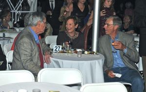 Bob and Barbara Maralus of Crossroads Theater and Geoff Tiffany Photo