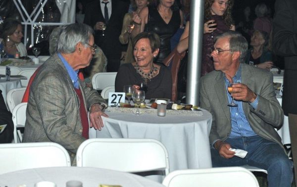 Bob and Barbara Maralus of Crossroads Theater and Geoff Tiffany Photo