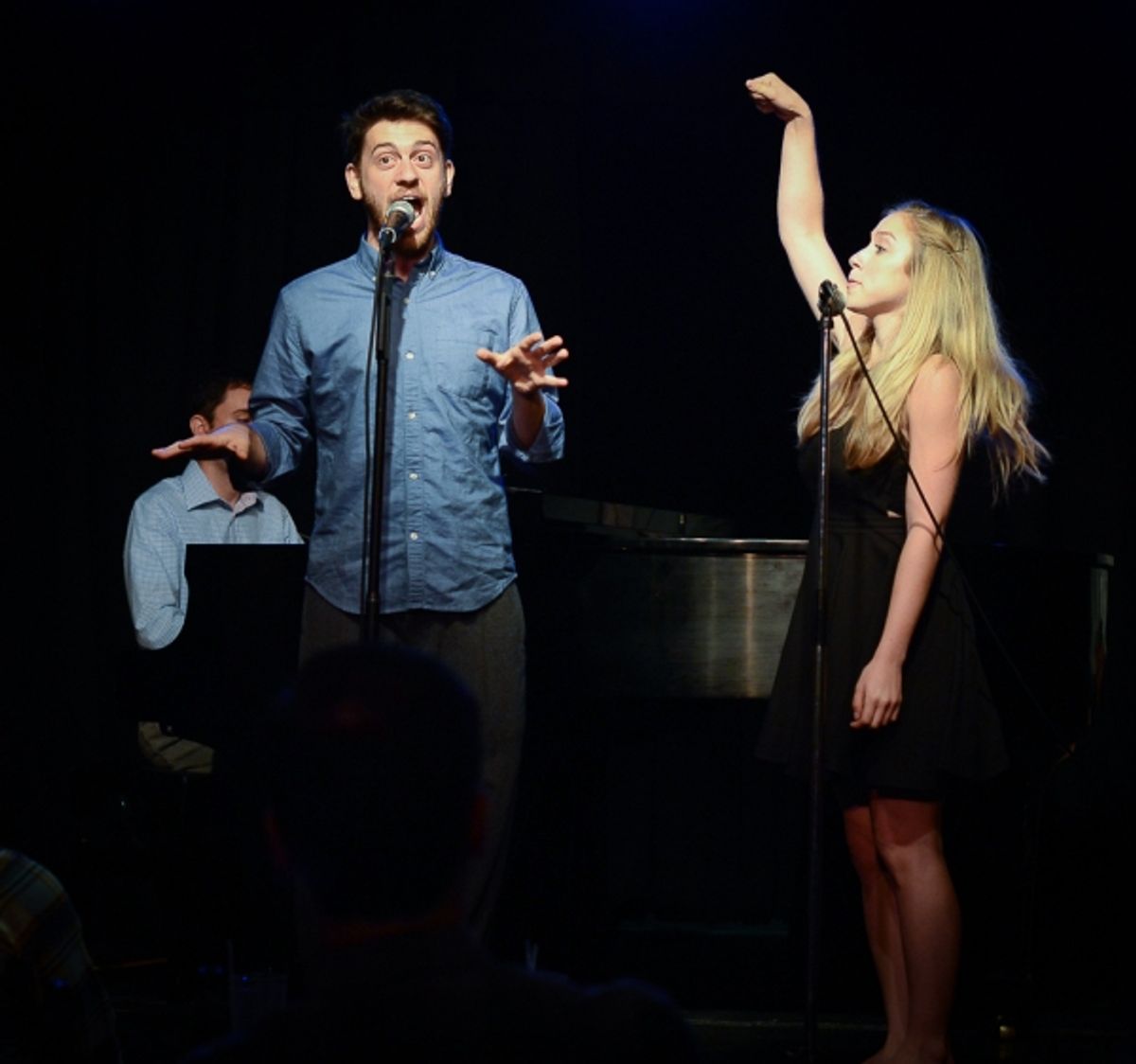 Drew Fornarola, David Bernstein and Laura Barbiea at 