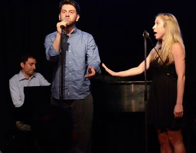 Drew Fornarola, David Bernstein and Laura Barbiea Photo