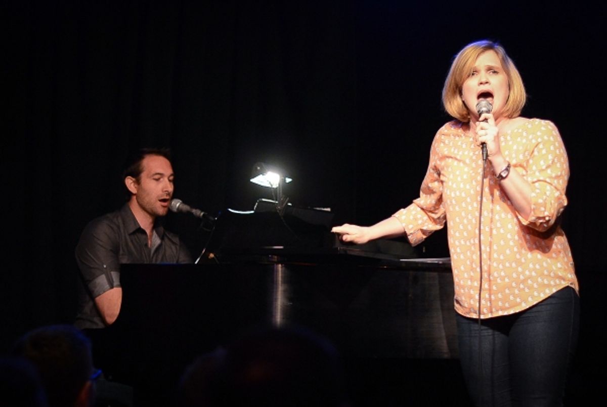 Rob Rokicki and Amanda Flynn at 