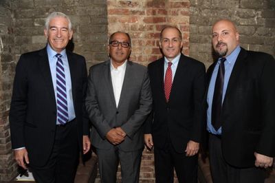 Bruce Michael, Cyrus Hakakian, Mayor Peter Cavallaro, Eric Alexander Photo