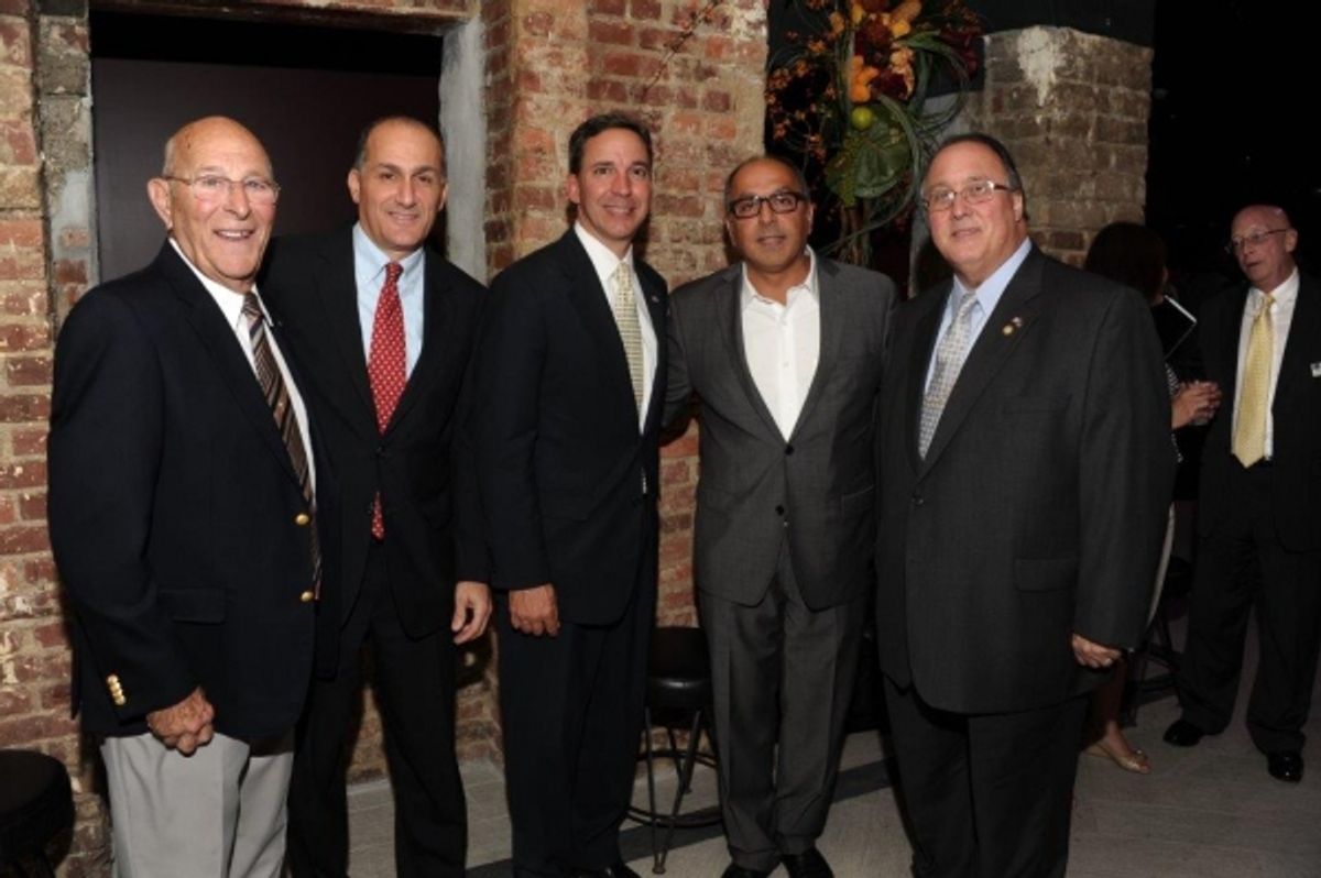 Ernie Strada, Peter Cavallaro, Senator Jack Martins, Cyrus Hakakian, Mike Montesano at 