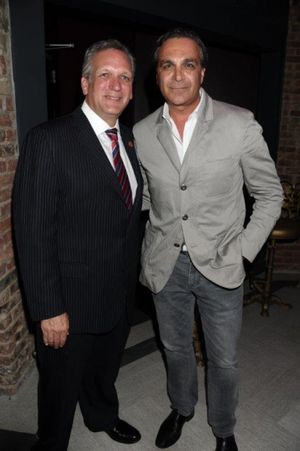 Nassau County Executive Edward Mangano 25A Publisher Chase Backer Photo