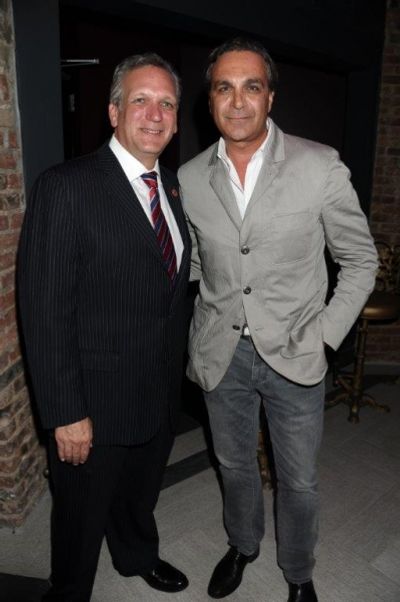 Nassau County Executive Edward Mangano 25A Publisher Chase Backer Photo