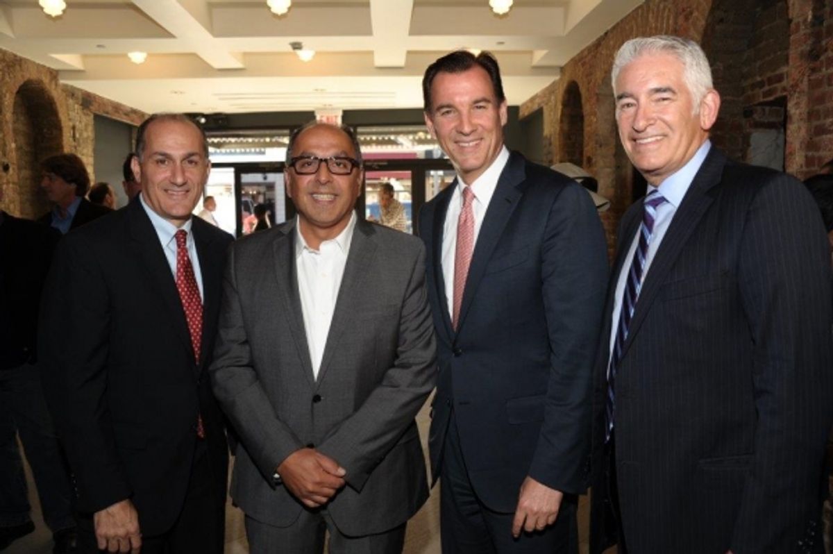 Peter Cavallaro, Cyrus Hakakian, Tom Suozzi, Bruce Michael at 