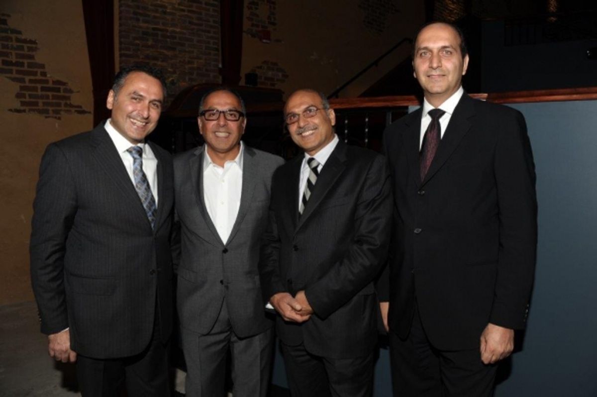 Cyrus Hakakian and brothers at 