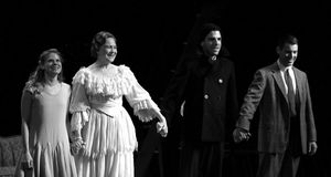 Celia Keenan-Bolger, Cherry Jones, Zachary Quinto and Brian J. Smith @ BroadwayWorld Celia Keenan-Bolger, Cherry Jones, Zachary Quinto and Brian J. Smith Photo