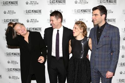 Cherry Jones, Brian J. Smith, Celia Keenan-Bolger and Zachary Quinto   Photo