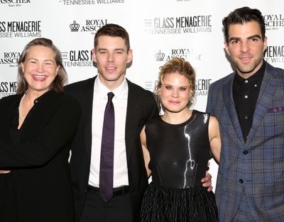 Cherry Jones, Brian J. Smith, Celia Keenan-Bolger and Zachary Quinto  Photo