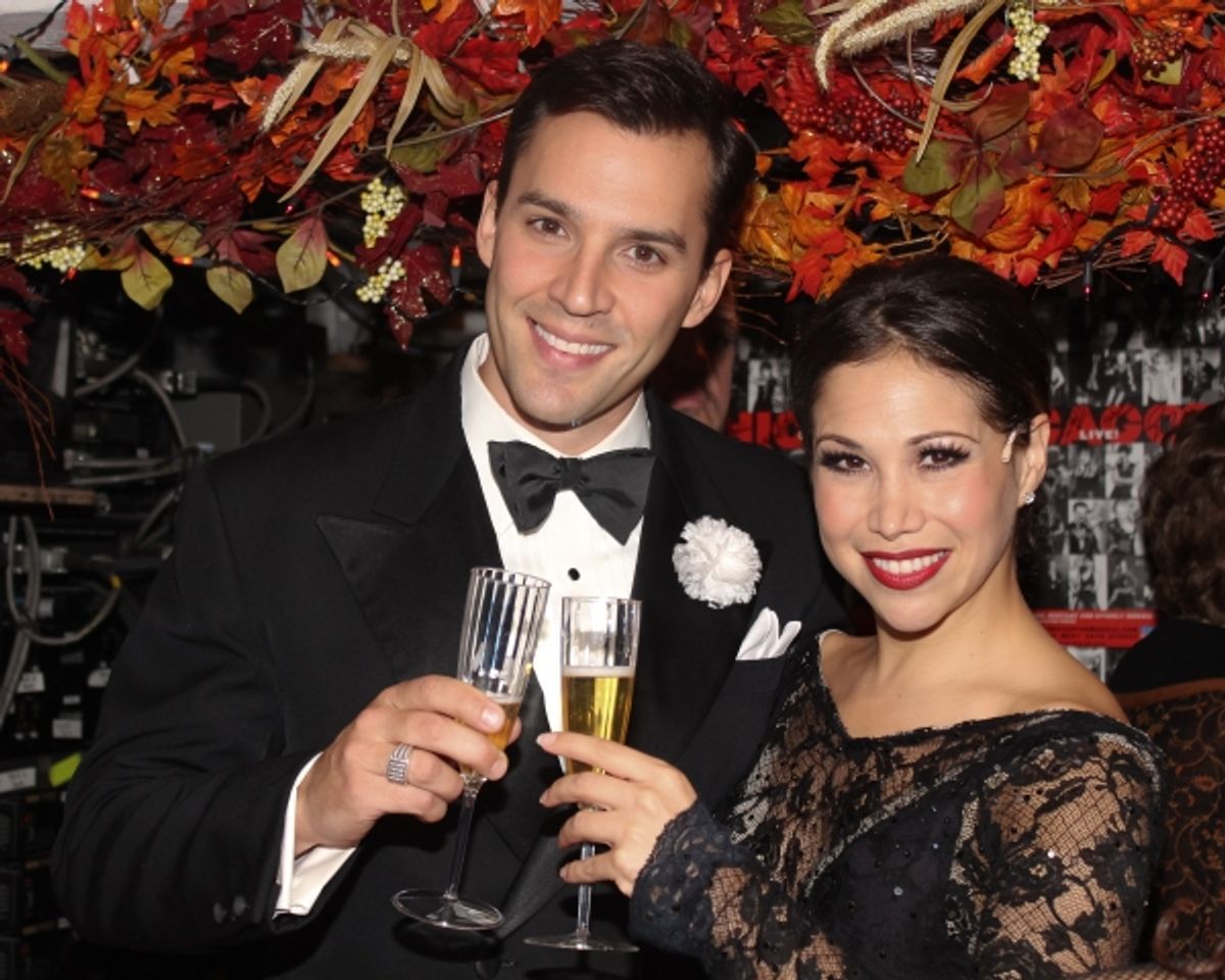 Ryan Silverman and Bianca Marroquin at 