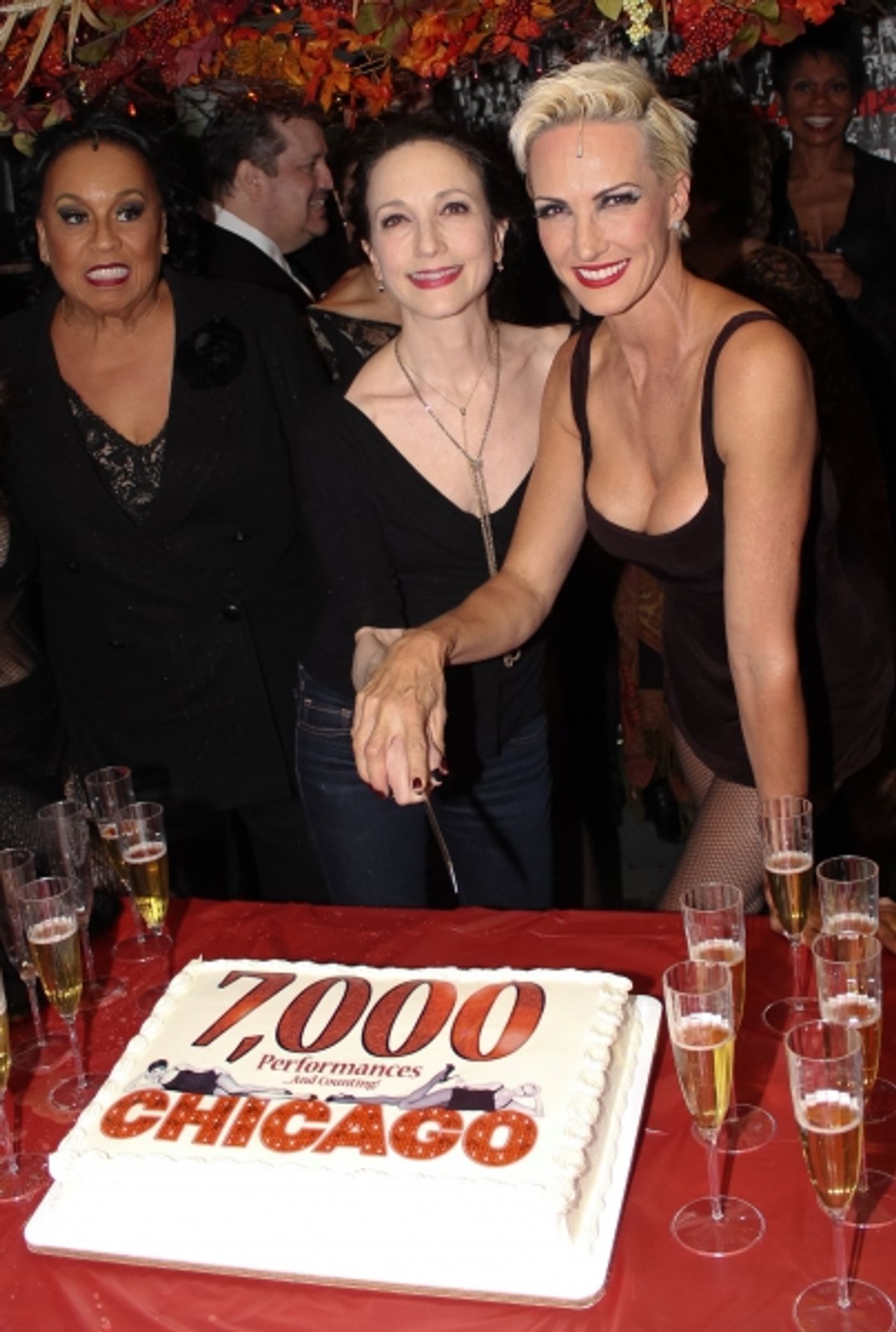 Photo Coverage: Bebe Neuwirth, Bianca Marroquin & Cast of CHICAGO Celebrate 7,000th Performance Image