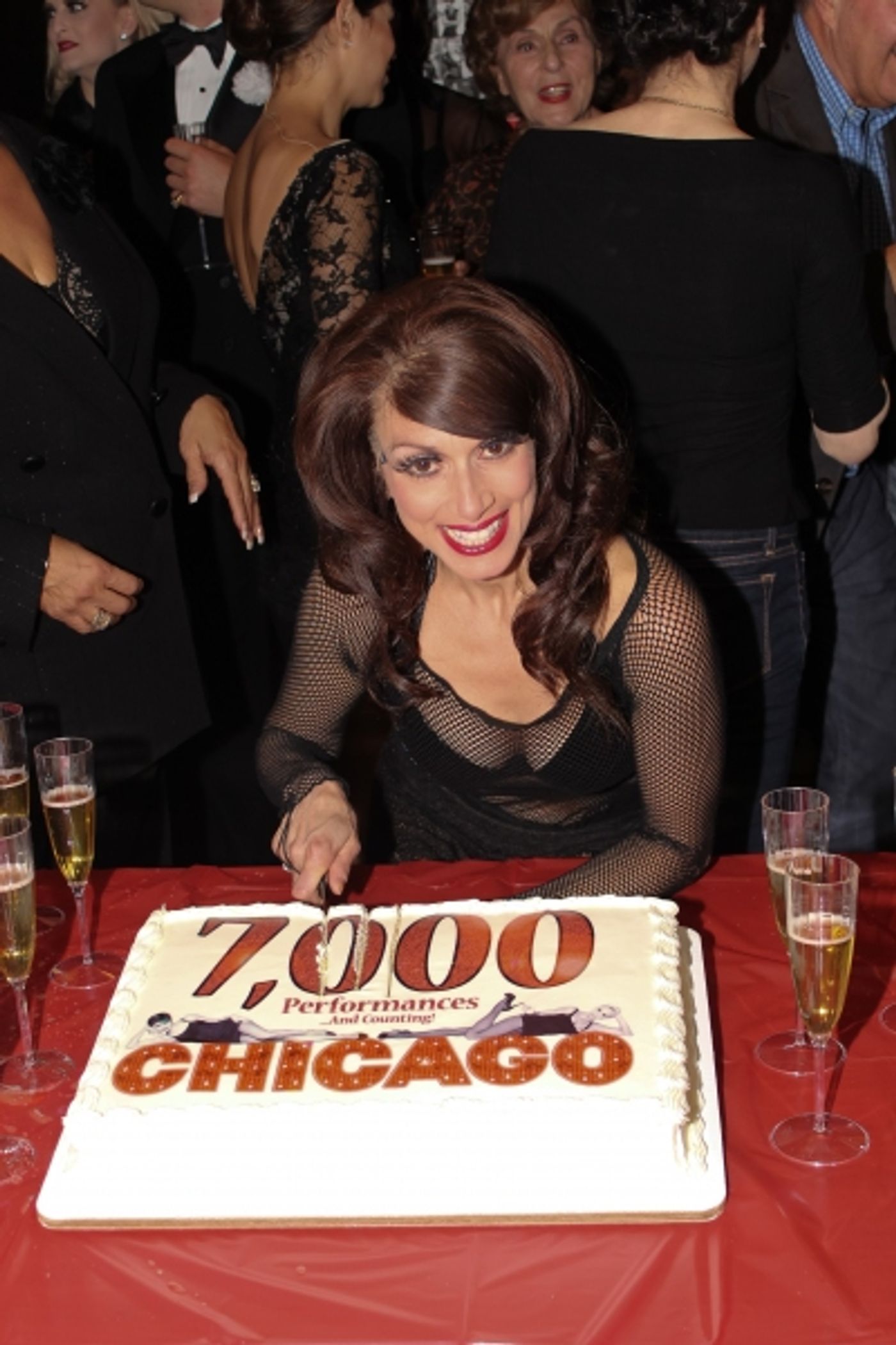 Photo Coverage: Bebe Neuwirth, Bianca Marroquin & Cast of CHICAGO Celebrate 7,000th Performance  Image