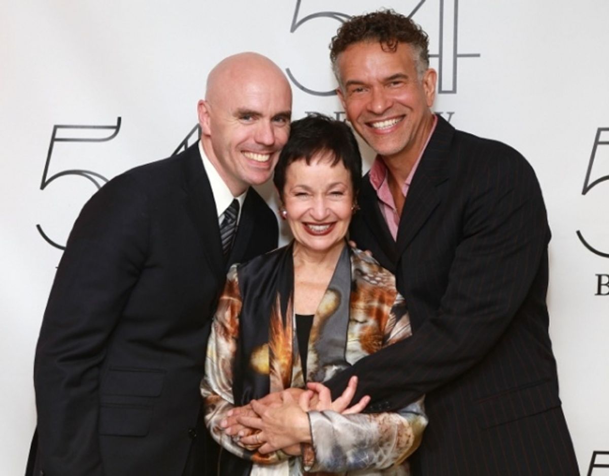 Sean McCourt, Lynn Ahrens and Brian Stokes Mitchell at 