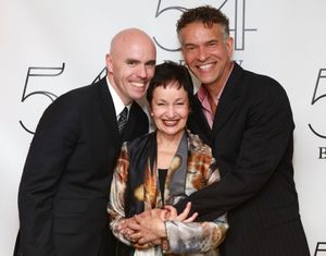 Sean McCourt, Lynn Ahrens and Brian Stokes Mitchell Photo