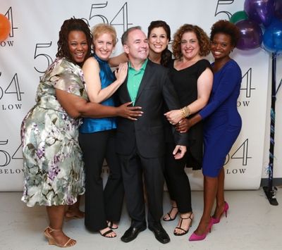 Kecia Lewis, Liz Callaway, Stephen Flaherty Stephanie J. Block, Mary Testa and LaChan Photo