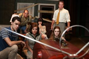 The cast of New Line Theatre''s ''Night of the Living Dead,'' 2013. L-R, Joseph McAnu Photo
