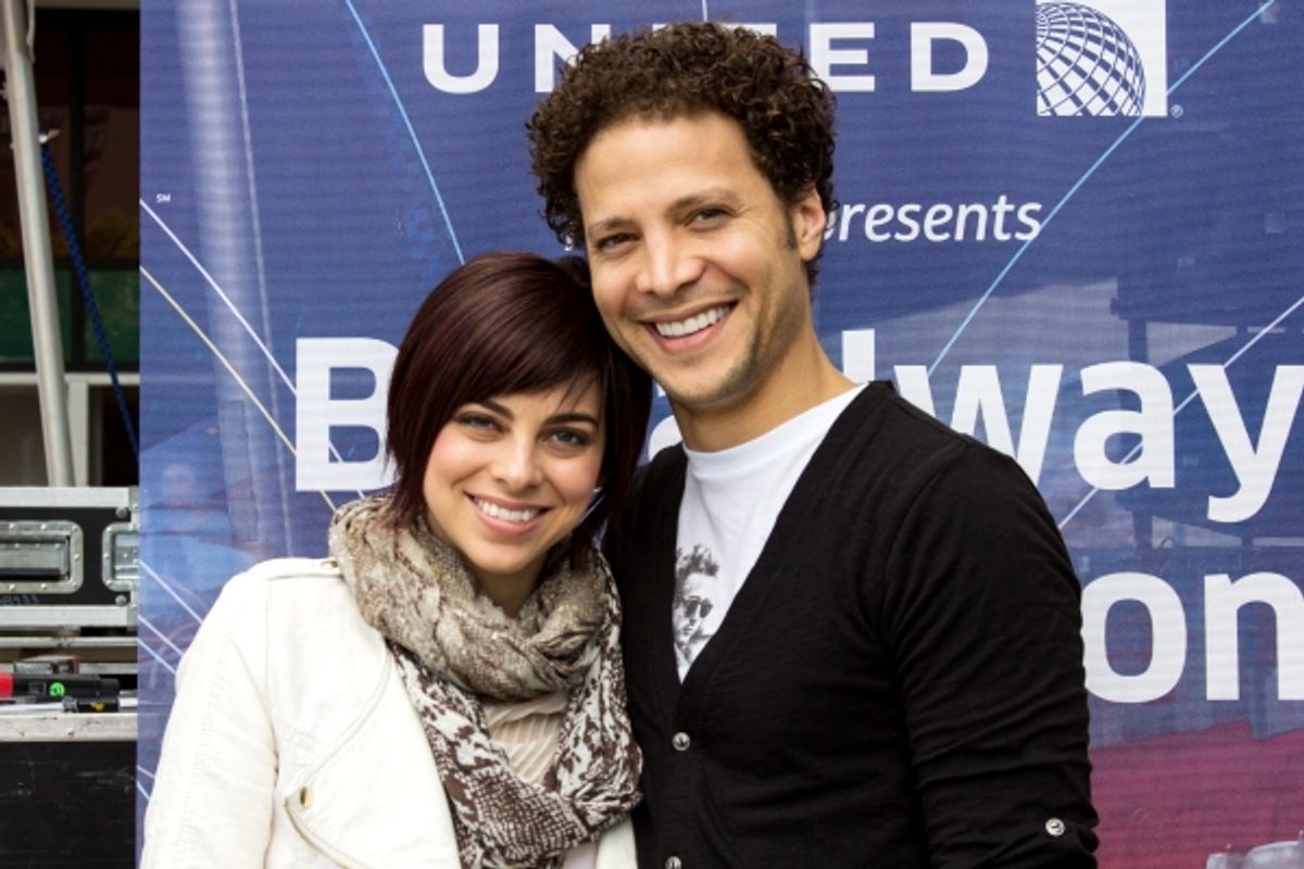Krysta Rodriguez, Justin Guarini at 