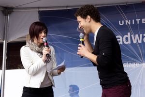 Krysta Rodriguez, Justin Guarini @ BroadwayWorld Krysta Rodriguez, Justin Guarini Photo