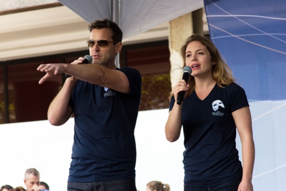 Hugh Panaro, Mary Michael Patterson at 