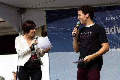 Krysta Rodriguez, Justin Guarini Photo