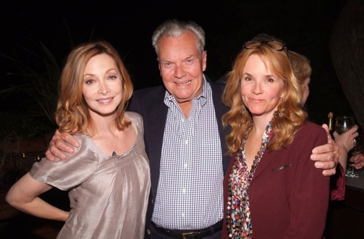 Sharon Lawrence, Peter Jason and Lea Thompson at 