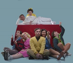 l-r top: Keith Pinto and Janine Burgener l-r bottom: Kyle Stoner, Chloe Condon, Ian Leonard, Dyan McBride, and Ashley Rae Little star as the Peanuts gang @ BroadwayWorld l-r top: Keith Pinto and Janine Burgener l-r bottom: Kyle Stoner, Chloe Condon, Ian L Photo
