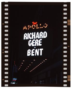 Theatre Marquee for Richard Gere starring in BENT at the Apollo Theatre, New York Cit Photo