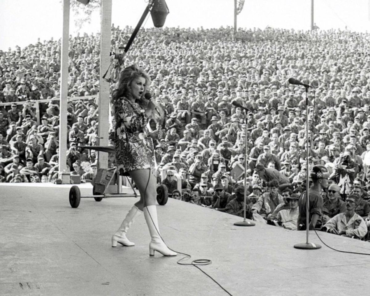 Ann-Margret on a USO Tour at 
