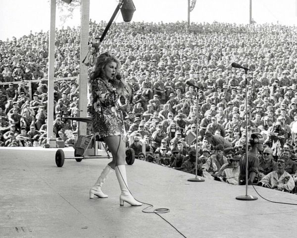 Ann-Margret on a USO Tour Photo