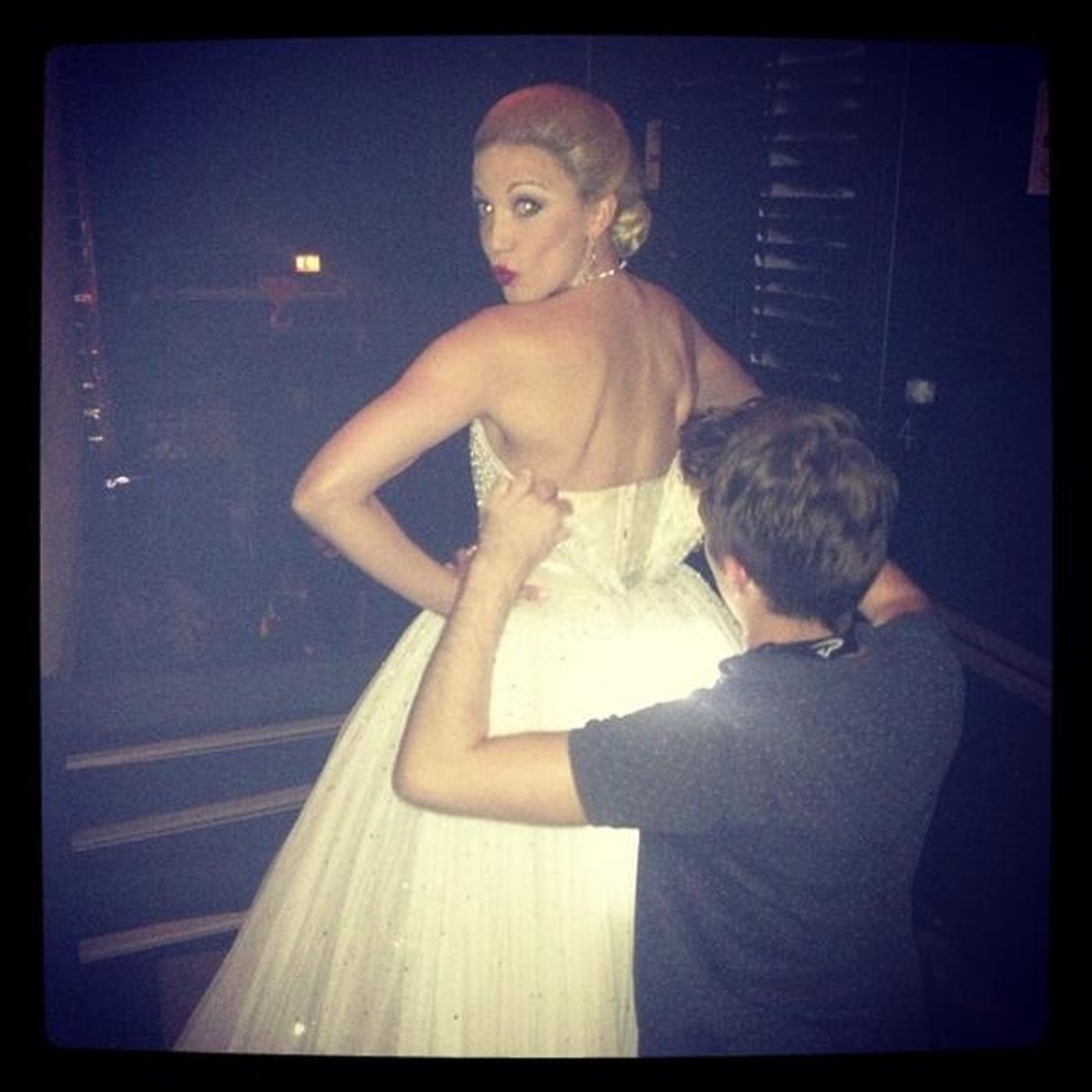 Photo Flash: Saturday Intermission Pics, September 28 - Part 2 - EVITA's Caroline Bowman Prepares for the Casa Rosado; Plus WICKED, JUNGLE BOOK & More!  Image