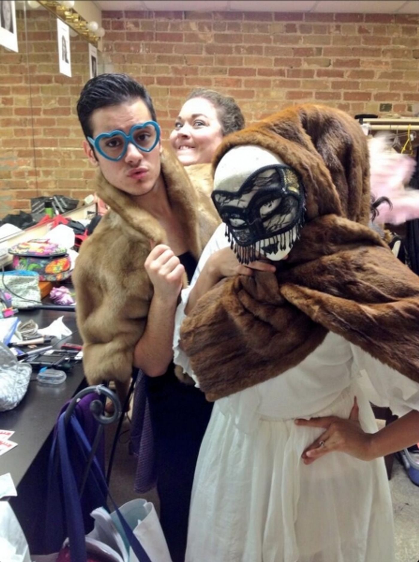 Photo Flash: Saturday Intermission Pics, September 28 - Part 2 - EVITA's Caroline Bowman Prepares for the Casa Rosado; Plus WICKED, JUNGLE BOOK & More!  Image