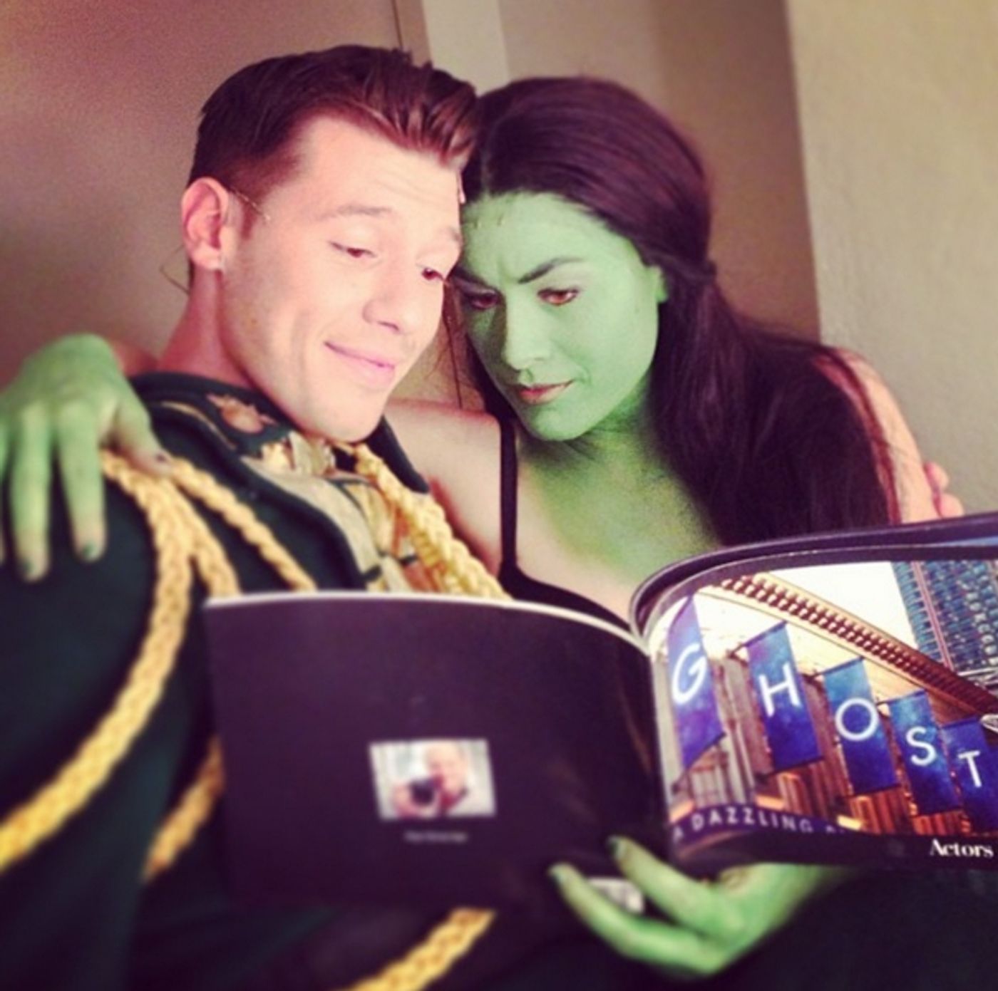 Photo Flash: Saturday Intermission Pics, September 28 - Part 2 - EVITA's Caroline Bowman Prepares for the Casa Rosado; Plus WICKED, JUNGLE BOOK & More!  Image