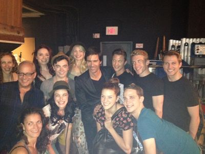 Eric McCormack Poses with the Oz Company Photo