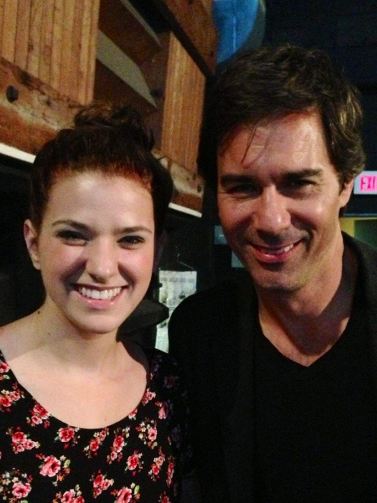 Danielle Wade and Eric McCormack at 