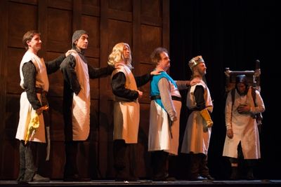 The Knights (Patrick Ludt, Will Harrell, Tim Haney, and Jay Poff) , King Arthur (Scot Photo