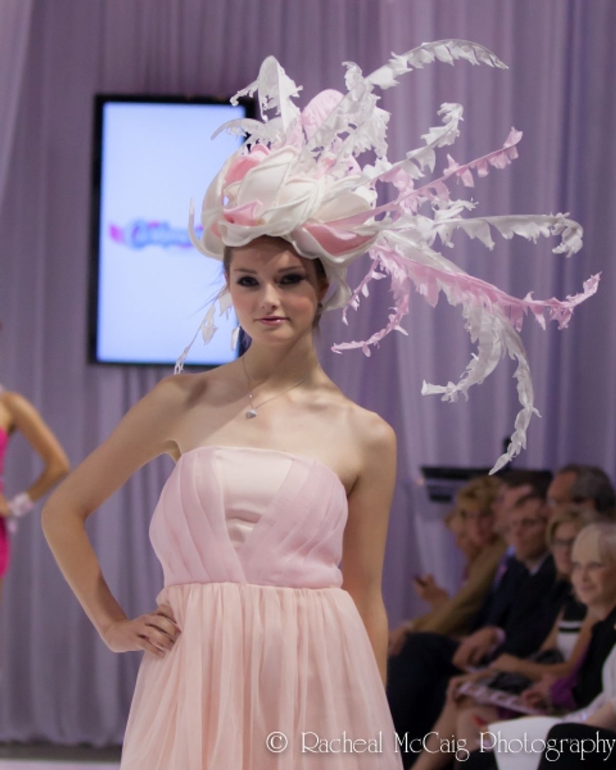 David Dunkley at Cashmere's 10th Anniversary Gala features Bathroom Tissue Dresses on the Red Carpet