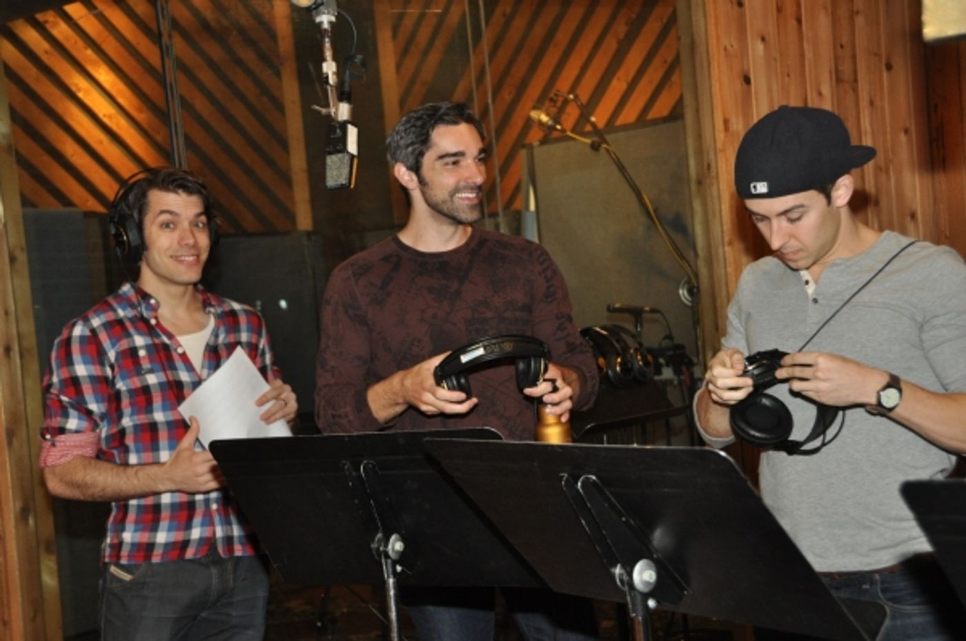 Exclusive Photo Coverage: Laura Osnes, Santino Fontana & CINDERELLA Cast Record Carols For A Cure Image