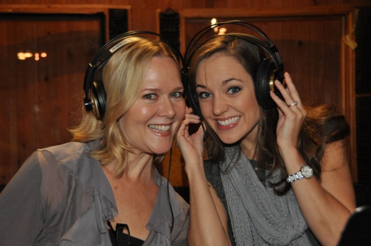 Rebecca Luker and Laura Osnes at 