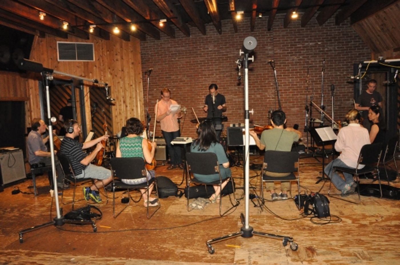 Exclusive Photo Coverage: Laura Osnes, Santino Fontana & CINDERELLA Cast Record Carols For A Cure Image