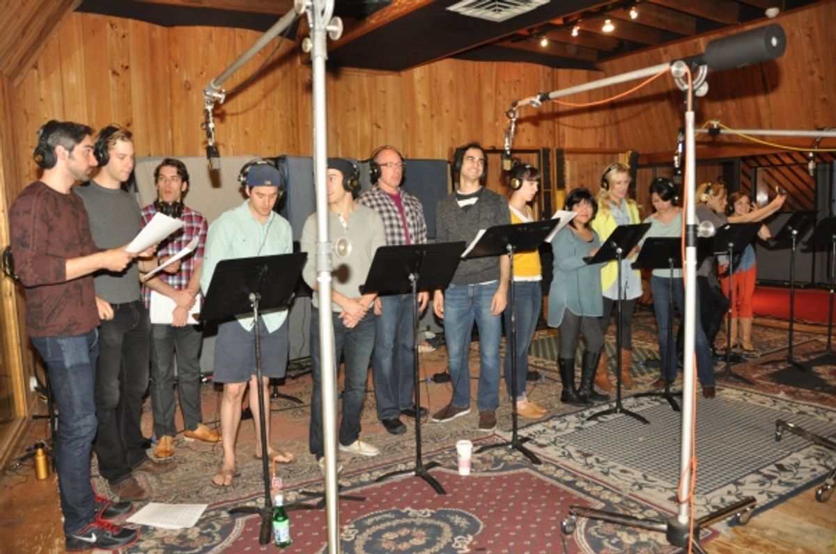 Peter Nelson, Andy Jones, Brandon Leffler, Branch Woodman, Nathan Lucrezio, Kendal Hartse, Ann Harada, Stephanie Gibson, Kristin Tucker, Rebecca Luker and Laura Irion at 