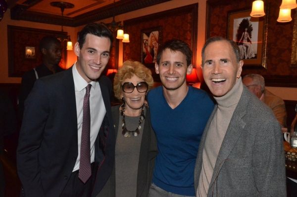 Alex Topkins, Myrna Gershon, Benj Pasek, Freddie Gershon Photo