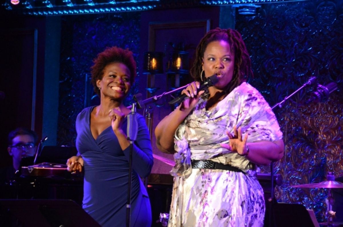 LaChanze and and Kecia Lewis at 