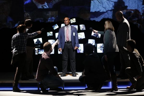 Craig Wallace and the cast of THE LARAMIE PROJECT Photo