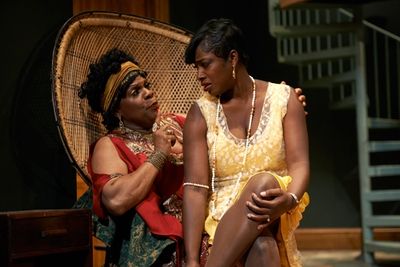 Ma Rainey (Tina Fabrique*) gets cozy with her girl Dussie Mae (NyahaleÃ¢â‚¬â® Photo