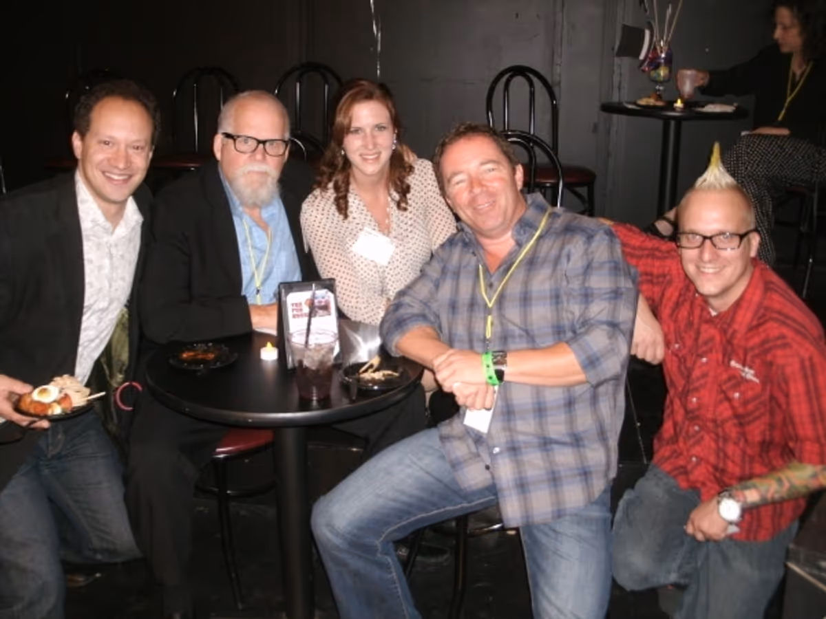 Alex Meyer, Jim Volkobev, Jenna Bawers, Jack Perdue, Brian Peterlin at 