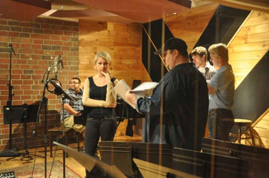 Exclusive Photo Coverage: In the Recording Studio with Cast of CHICAGO for Carols For A Cure Image
