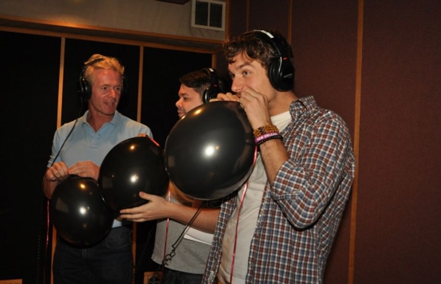 Exclusive Photo Coverage: In the Recording Studio with Cast of CHICAGO for Carols For A Cure Image